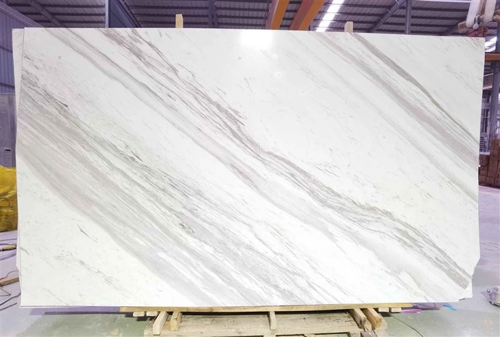 La tendance des nouveaux produits Carrière de marbre blanc Volakas pour immeuble de bureaux