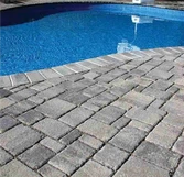 Pavers avec pavage tactile de granit de granit écrasé